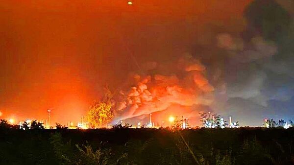 Cháy nhà máy dầu khí gần Budapest - Sputnik Việt Nam