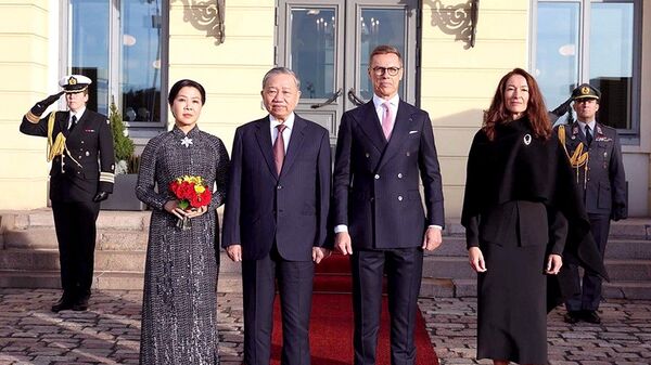 Lễ đón chính thức Tổng Bí thư Tô Lâm và Phu nhân thăm chính thức Cộng hòa Phần Lan - Sputnik Việt Nam