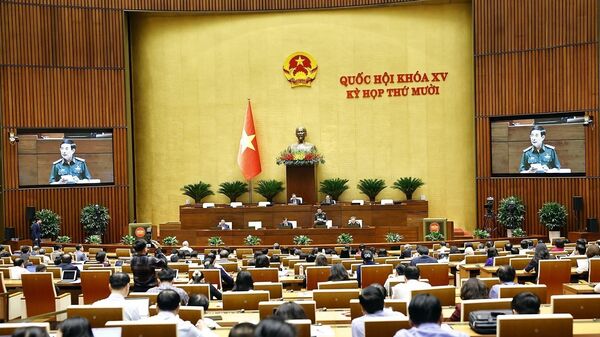 Bộ trưởng Bộ Quốc phòng Phan Văn Giang giải trình, làm rõ một số vấn đề đại biểu Quốc hội nêu - Sputnik Việt Nam