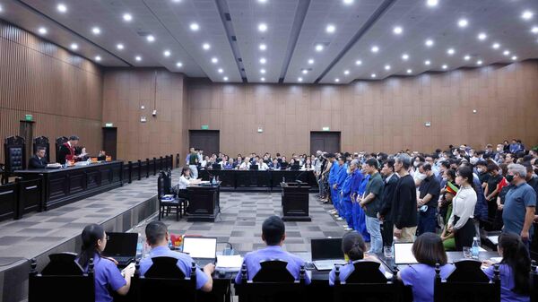 Quang cảnh phiên toà xét xử
 - Sputnik Việt Nam