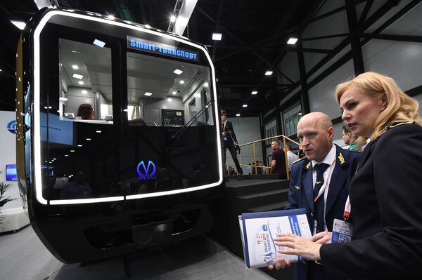 Lễ ra mắt toa tàu metro mới tại Saint-Peterburg - Sputnik Việt Nam