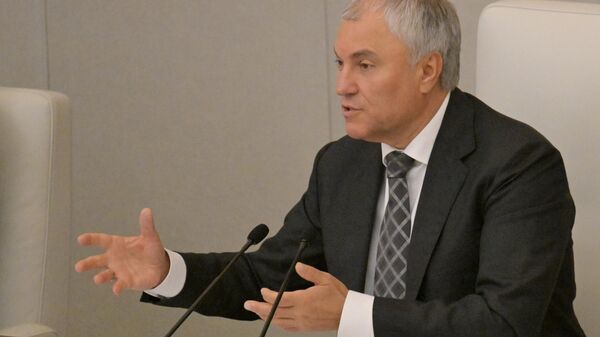Chủ tịch Duma Quốc gia Nga Vyacheslav Volodin - Sputnik Việt Nam