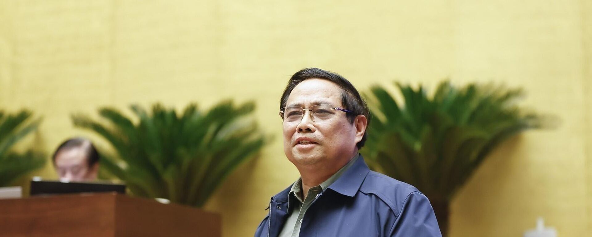 Thủ tướng Chính phủ Phạm Minh Chính phát biểu giải trình, làm rõ một số vấn đề đại biểu Quốc hội nêu - Sputnik Việt Nam, 1920, 13.11.2025