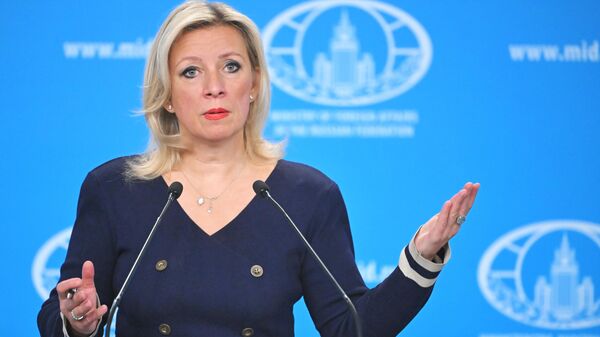 Đại diện chính thức của Bộ Ngoại giao Nga, bà Maria Zakharova - Sputnik Việt Nam