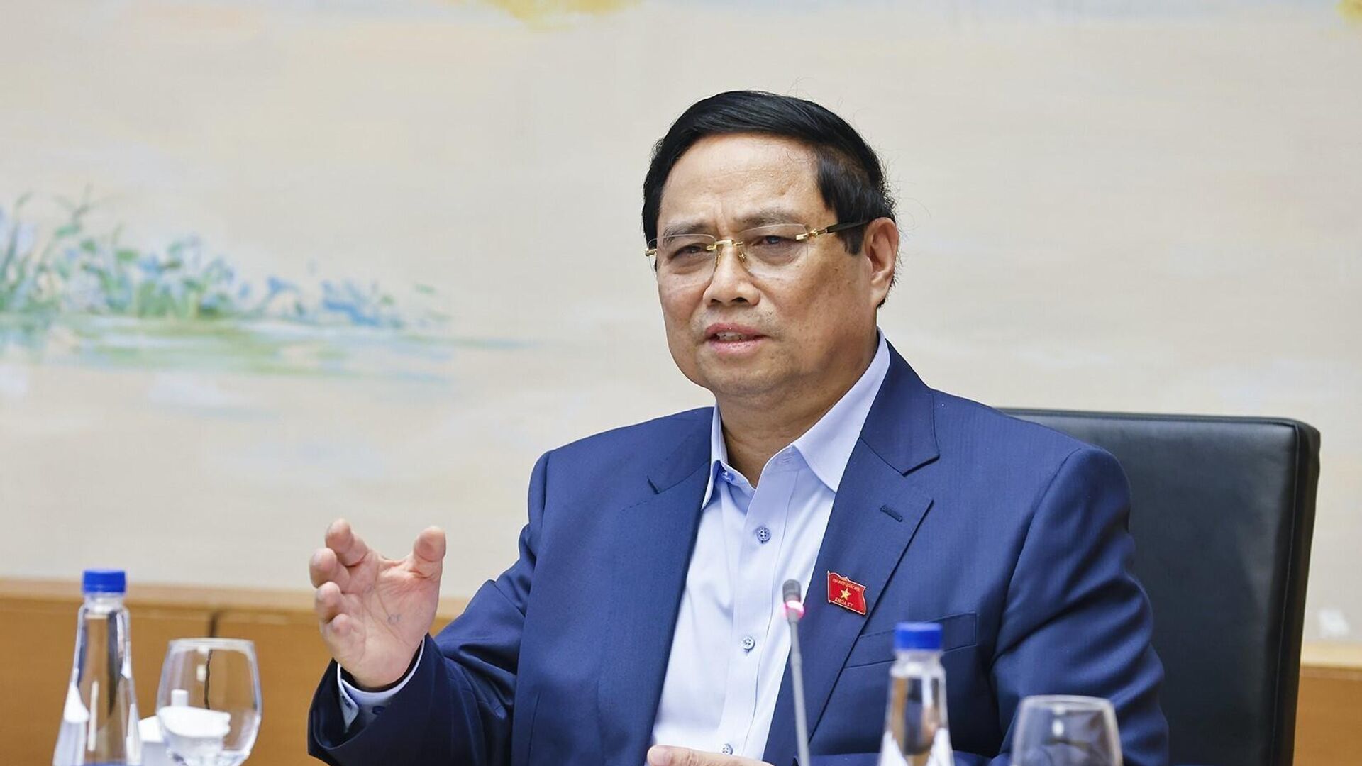 Thủ tướng Chính phủ Phạm Minh Chính, đại biểu Quốc hội TP Cần Thơ phát biểu Thủ tướng Chính phủ Phạm Minh Chính, đại biểu Quốc hội TP Cần Thơ phát biểu - Sputnik Việt Nam, 1920, 04.11.2025