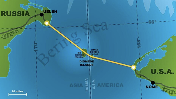 Đường hầm tiềm năng giữa Chukotka và Alaska - Sputnik Việt Nam