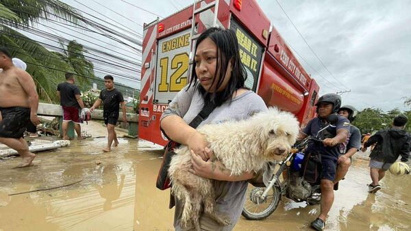 Hậu quả của cơn bão Kalmaegi ở Philippines - Sputnik Việt Nam