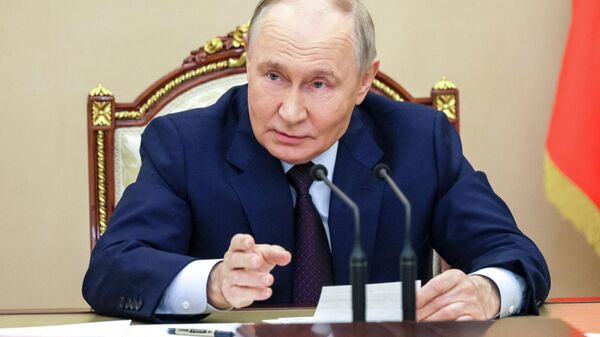 Tổng thống Vladimir Putin đã chủ trì cuộc họp của Hội đồng An ninh Nga - Sputnik Việt Nam