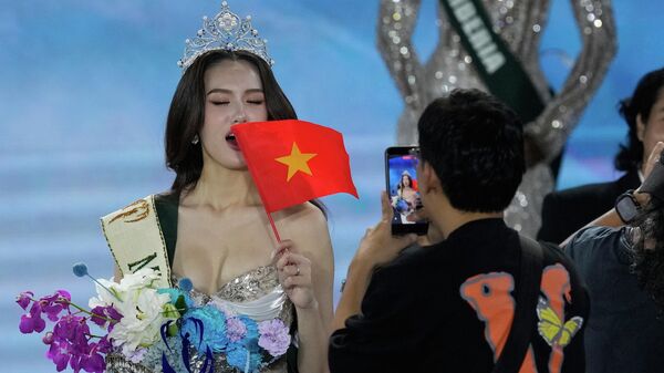 Đại diện Việt Nam tại cuộc thi Hoa hậu Trái Đất 2025 ở Manila - Sputnik Việt Nam
