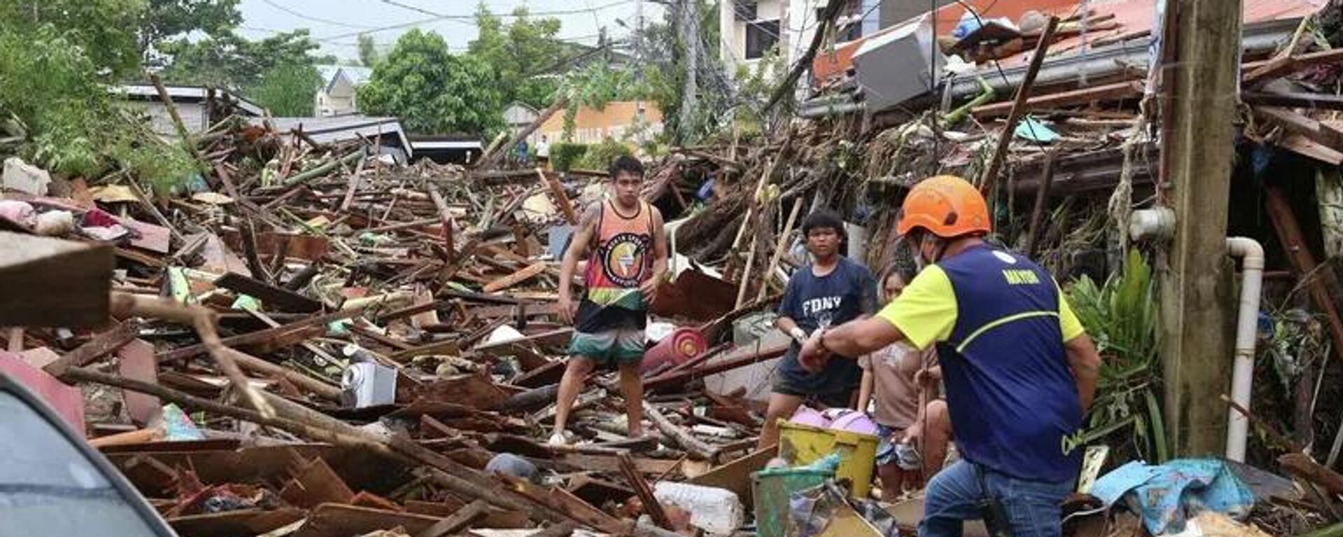 Hậu quả của cơn bão Kalmaegi ở Philippines - Sputnik Việt Nam, 1920, 17.11.2025