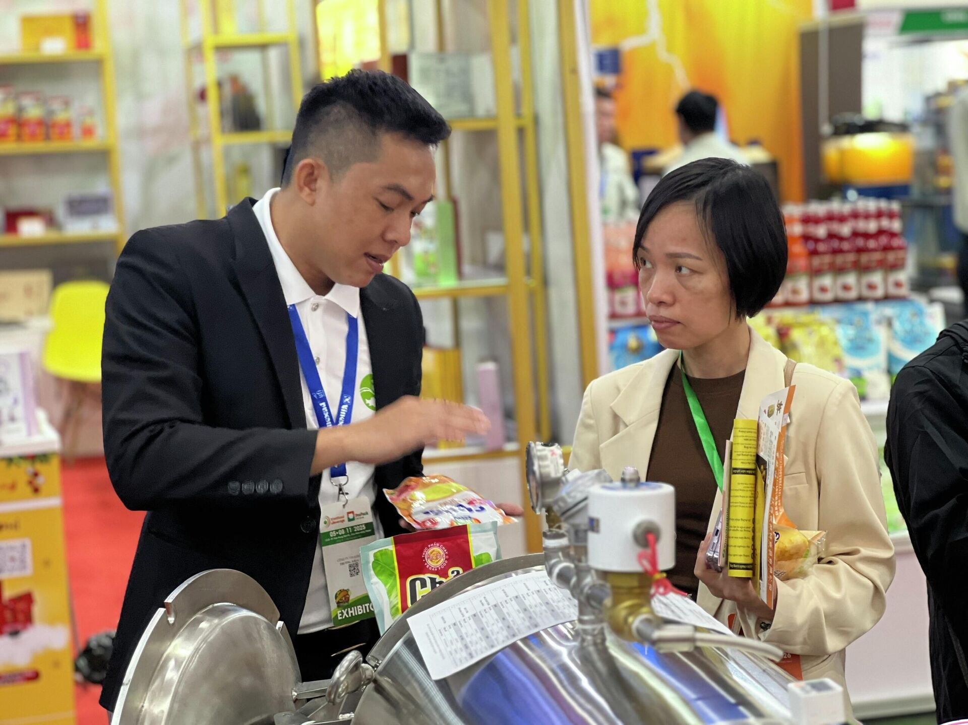 Một số hình ảnh tại Triển lãm quốc tế thực phẩm và đồ uống VietFood & Beverage & Propack 2025 Một số hình ảnh tại Triển lãm quốc tế thực phẩm và đồ uống VietFood & Beverage & Propack 2025 - Sputnik Việt Nam, 1920, 07.11.2025