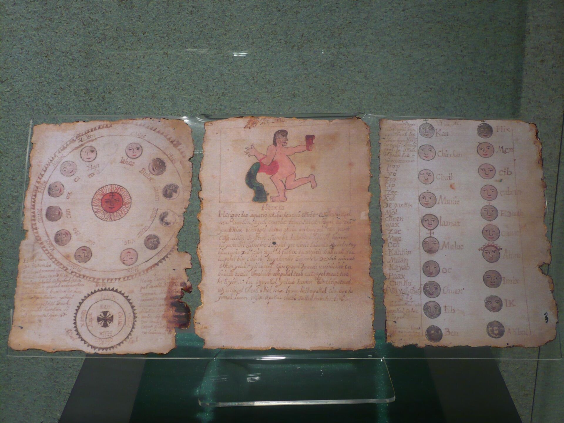 Bản sao Sách Chilam Balam của Ixil được trưng bày tại Museo Nacional de Antropologia ở thành phố Mexico Bản sao Sách Chilam Balam của Ixil được trưng bày tại Museo Nacional de Antropologia ở thành phố Mexico - Sputnik Việt Nam, 1920, 09.11.2025