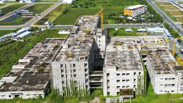 Dự án đầu tư xây dựng Bệnh viện Ung bướu TP Cần Thơ, quy mô 500 giường, tổng mức đầu tư hơn 1.700 tỷ đồng, sau 8 năm thi công vẫn chưa hoàn thành - Sputnik Việt Nam