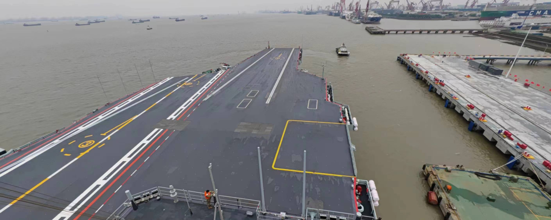 Tàu sân bay «Phúc Kiến» - Sputnik Việt Nam, 1920, 10.11.2025