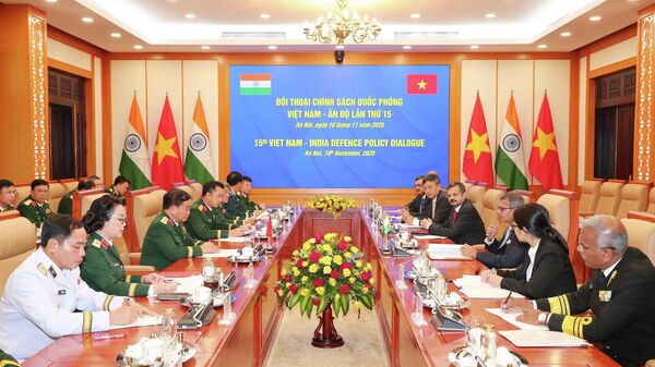 Quang cảnh cuộc Đối thoại Quốc phòng Việt Nam - Ấn Độ lần thứ 15 - Sputnik Việt Nam