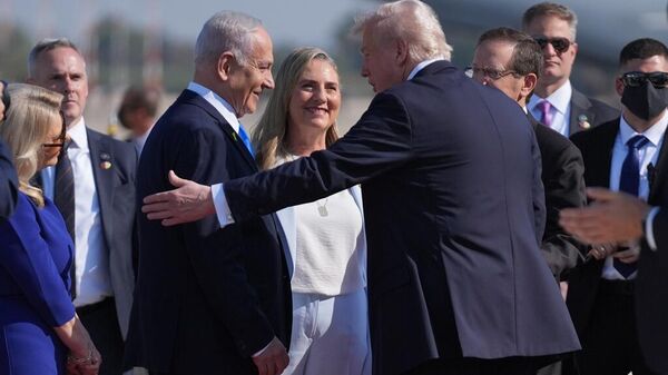 Tổng thống Mỹ Donald Trump và Thủ tướng Israel Benjamin Netanyahu - Sputnik Việt Nam