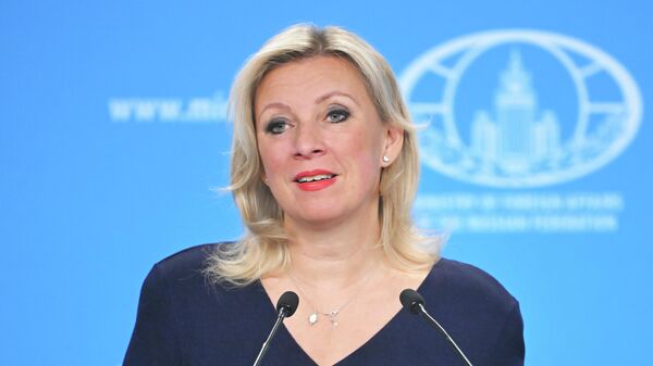 Đại diện chính thức của Bộ Ngoại giao Nga, bà Maria Zakharova - Sputnik Việt Nam