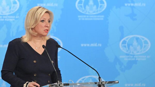Đại diện chính thức của Bộ Ngoại giao Nga, bà Maria Zakharova - Sputnik Việt Nam