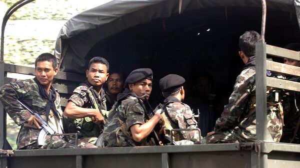 Một đoàn quân lính Thái Lan - Sputnik Việt Nam