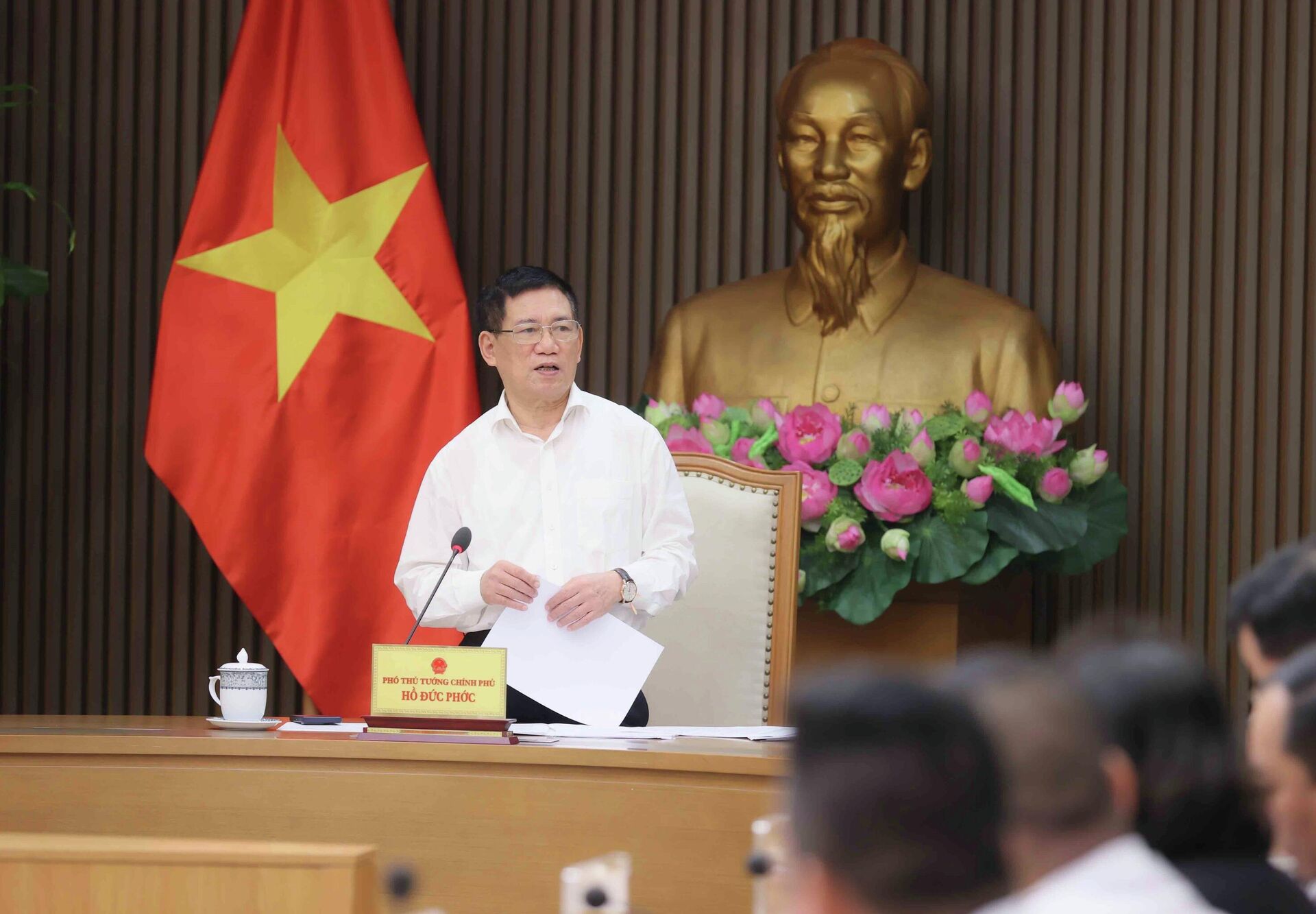 Phó Thủ tướng Hồ Đức Phớc phát biểu tại cuộc họp - Sputnik Việt Nam, 1920, 14.11.2025