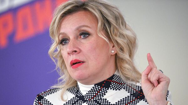 Đại diện chính thức của Bộ Ngoại giao Nga, bà Maria Zakharova - Sputnik Việt Nam