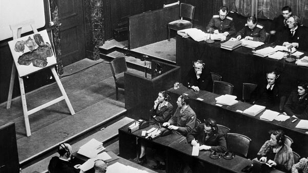 Trong phòng xử án của phiên tòa Nuremberg - Sputnik Việt Nam