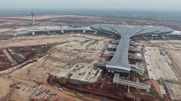 Một phần của nhà ga và đài kiểm soát không lưu sân bay Long Thành - Sputnik Việt Nam