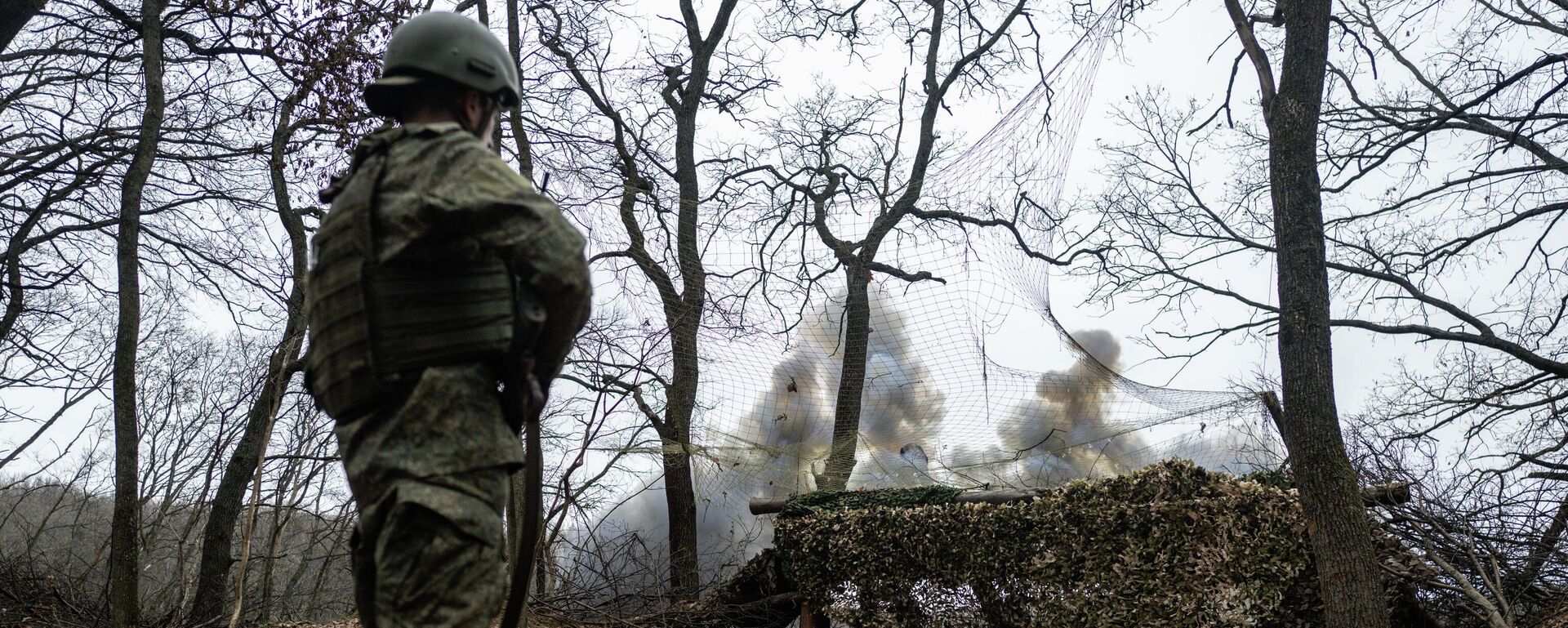 Một đội pháo tự hành Msta-S của Nga đang thực hiện các hoạt động chiến đấu trên mặt trận Kupiansk - Sputnik Việt Nam, 1920, 18.11.2025