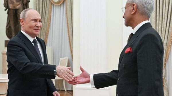 Tổng thống Vladimir Putin gặp Ngoại trưởng Ấn Độ Subrahmanyam Jaishankar - Sputnik Việt Nam