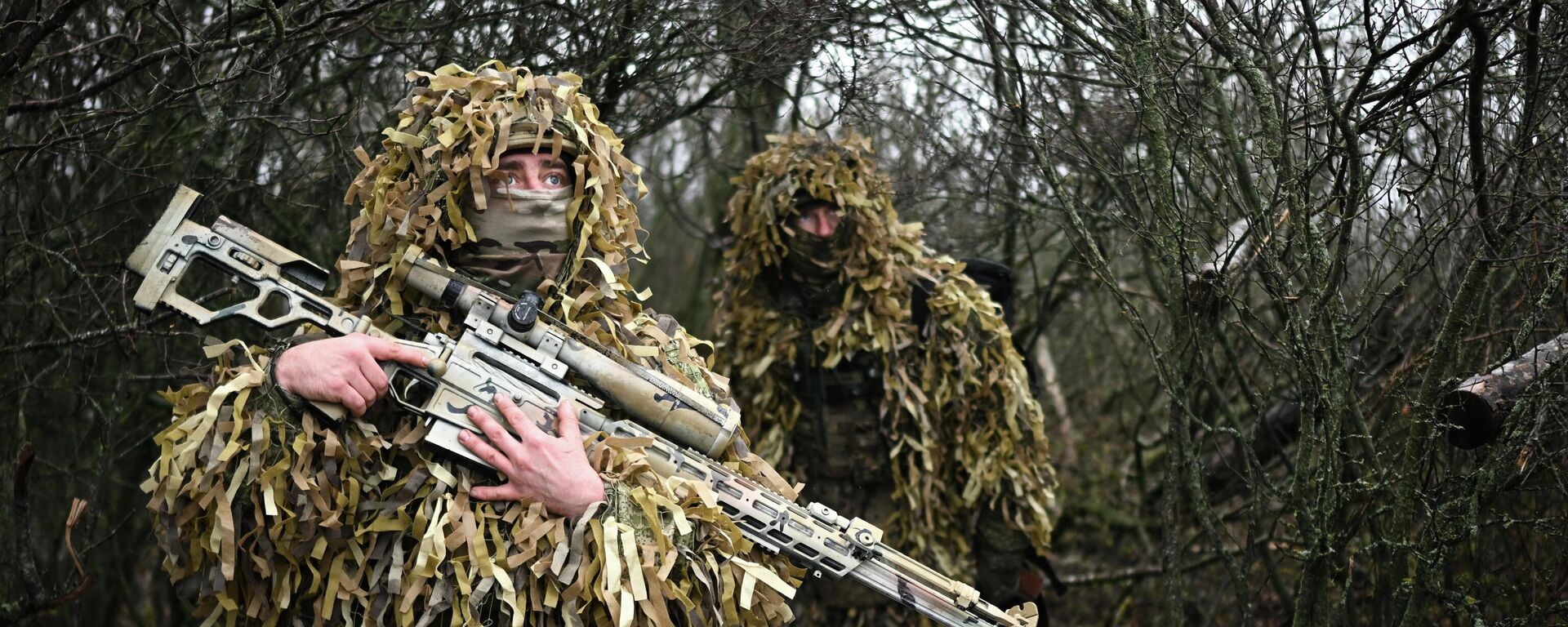 Huấn luyện lính bắn tỉa của Tập đoàn quân hỗn hợp số 25 thuộc nhóm Phương Tây của Nga - Sputnik Việt Nam, 1920, 22.11.2025