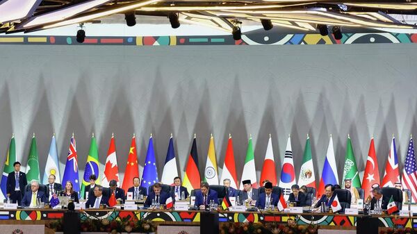 Các nhà lãnh đạo G20 tại hội nghị thượng đỉnh G20 ở Johannesburg - Sputnik Việt Nam