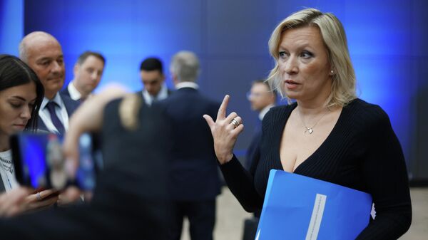 Đại diện chính thức của Bộ Ngoại giao Nga, bà Maria Zakharova - Sputnik Việt Nam