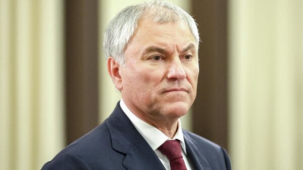 Chủ tịch Duma Quốc gia Nga Vyacheslav Volodin - Sputnik Việt Nam