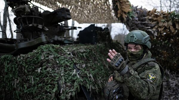 Điểm quan sát không phận của quân đội Nga tại hướng Krasnyi Lyman trong Chiến dịch quân sự đặc biệt - Sputnik Việt Nam