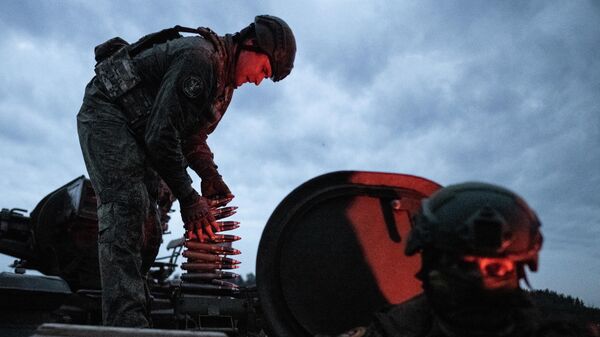 Điểm quan sát không phận của quân đội Nga tại hướng Krasnyi Lyman trong Chiến dịch quân sự đặc biệt - Sputnik Việt Nam