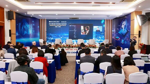 Hội thảo “Phát triển kinh tế số trong kỷ nguyên mới” do Báo Tài chính-Đầu tư tổ chức ngày 25/11. - Sputnik Việt Nam