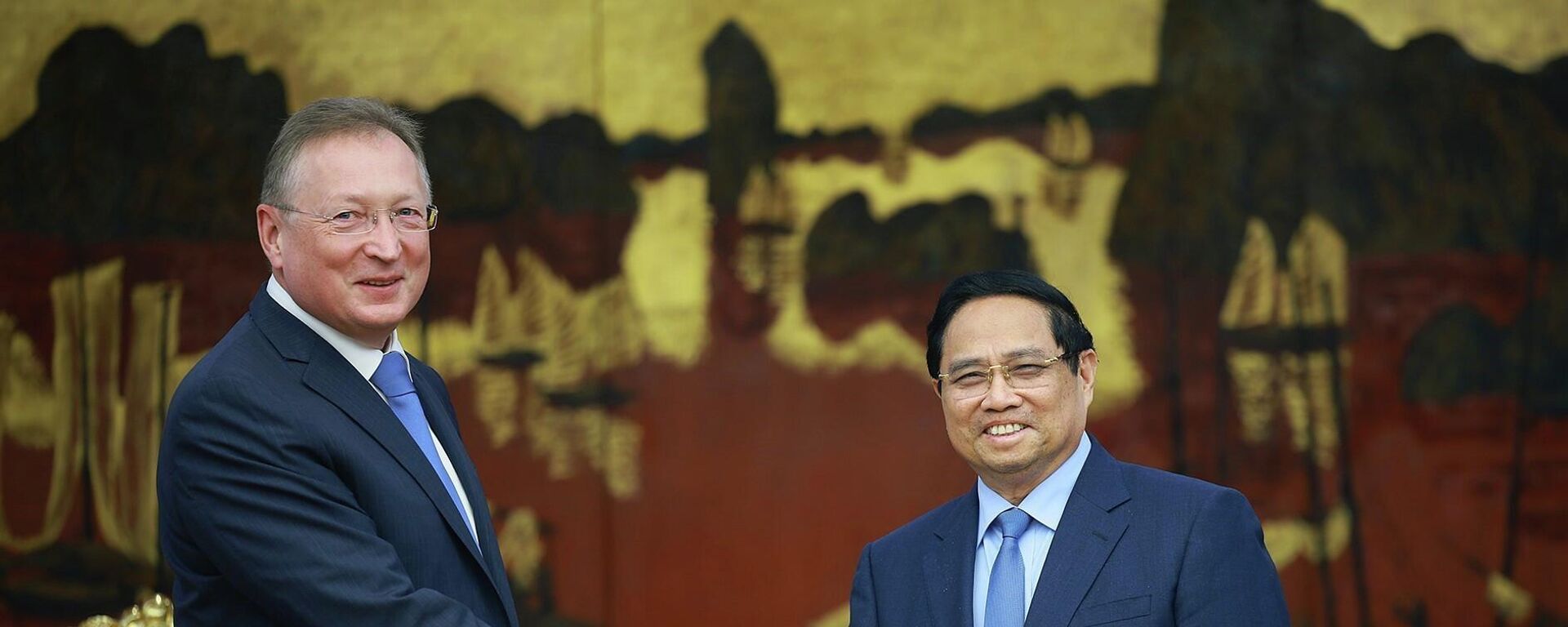 Thủ tướng Phạm Minh Chính tiếp Tổng Giám đốc Tập đoàn Zarubezhneft   - Sputnik Việt Nam, 1920, 28.11.2025