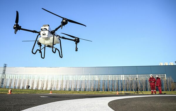 Thử nghiệm UAV tại Trung tâm Khoa học – Sản xuất “Hệ thống Hàng không không người lái” ở Tolyatti - Sputnik Việt Nam