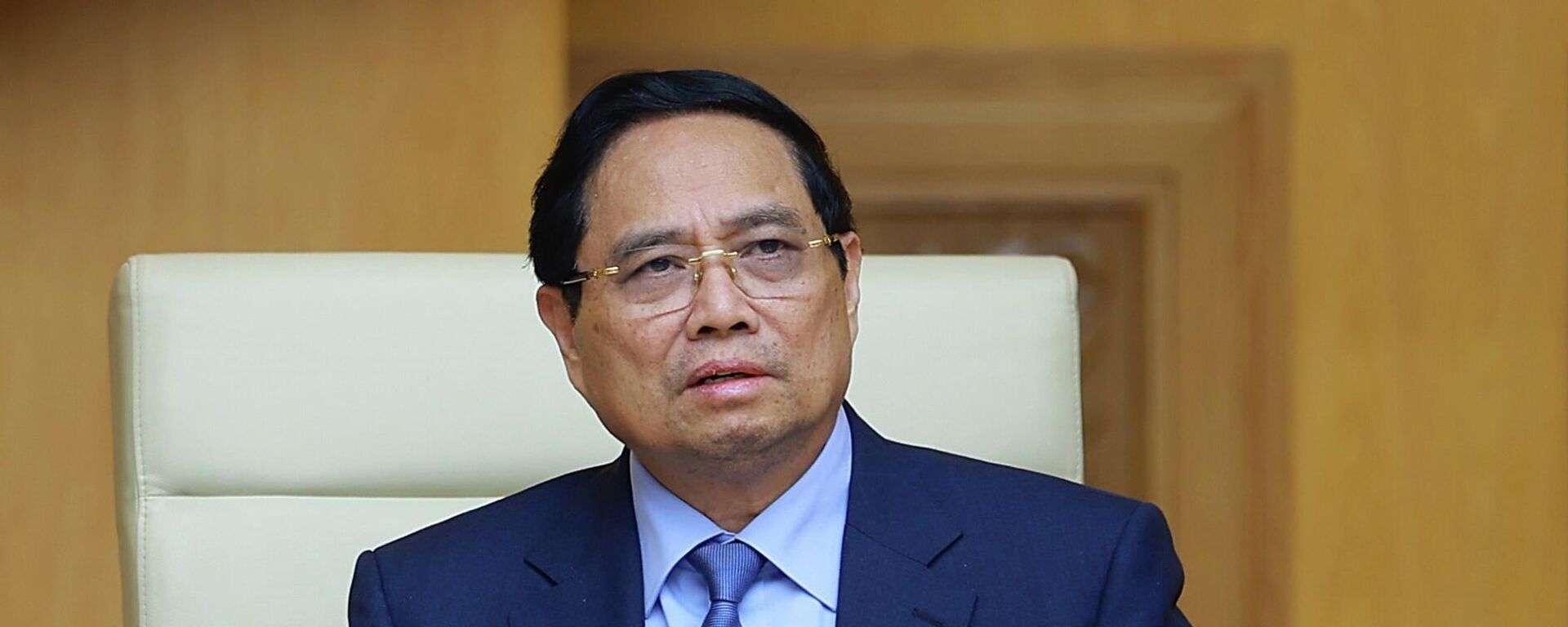 Thủ tướng Phạm Minh Chính phát biểu tại buổi tiếp Hội đồng Kinh doanh Châu Âu – ASEAN (EU-ABC) và Hiệp hội doanh nghiệp châu Âu tại Việt Nam (EuroCham) - Sputnik Việt Nam, 1920, 28.11.2025