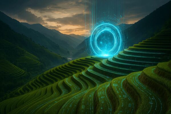 Cánh đồng lúa bậc thang bước vào Metaverse - Sputnik Việt Nam