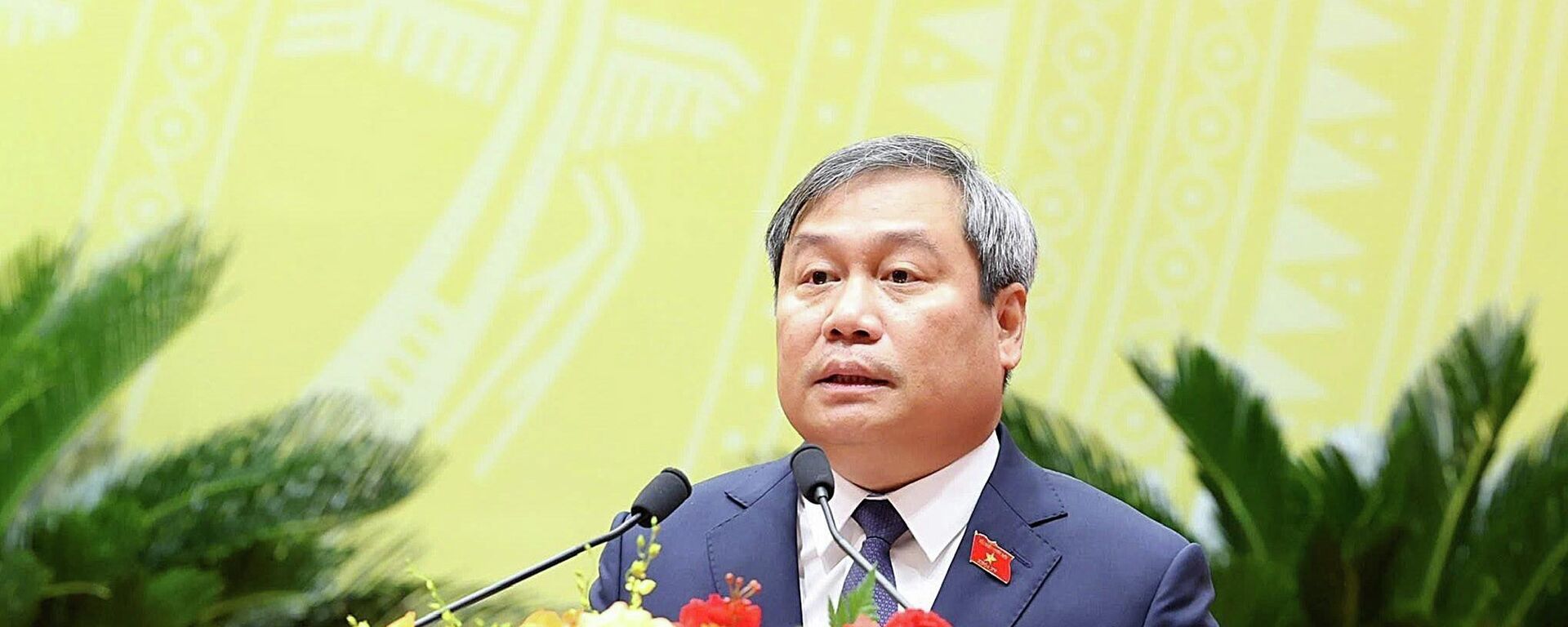 Chủ tịch Ủy ban nhân dân thành phố Hà Nội Vũ Đại Thắng phát biểu - Sputnik Việt Nam, 1920, 28.11.2025