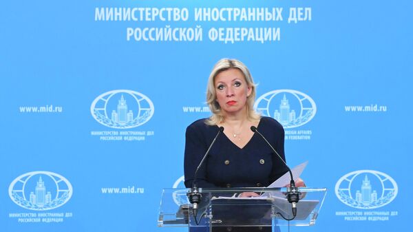 Đại diện chính thức của Bộ Ngoại giao Nga, bà Maria Zakharova - Sputnik Việt Nam