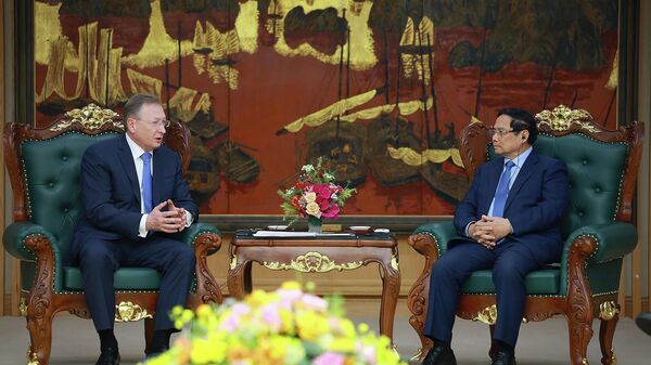 Thủ tướng Phạm Minh Chính tiếp ông Sergei Kudryashov, Tổng Giám đốc Tập đoàn Zarubezhneft (Liên bang Nga) - Sputnik Việt Nam