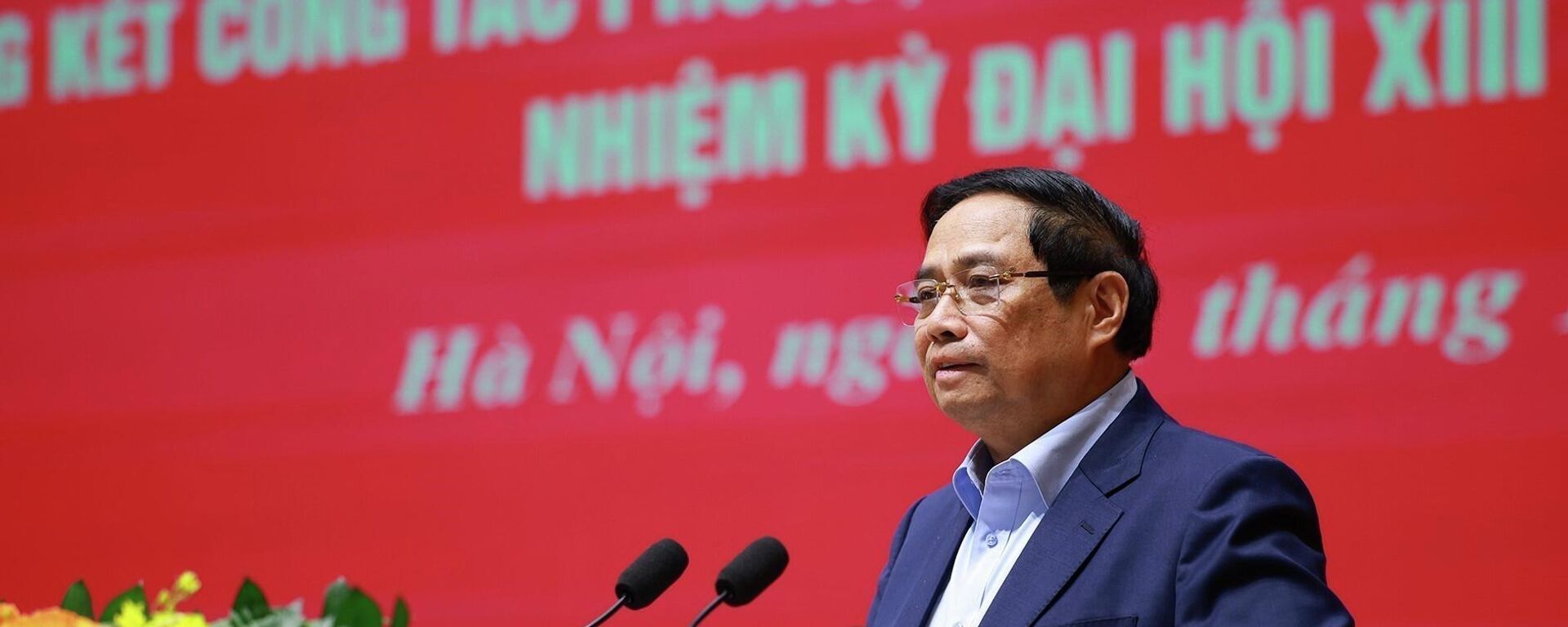 Thủ tướng Phạm Minh Chính phát biểu chỉ đạo Hội nghị của Đảng uỷ Chính phủ tổng kết công tác phòng, chống tham nhũng, lãng phí, tiêu cực - Sputnik Việt Nam, 1920, 13.12.2025