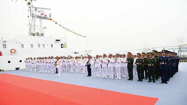 Quang cảnh buổi lễ. - Sputnik Việt Nam