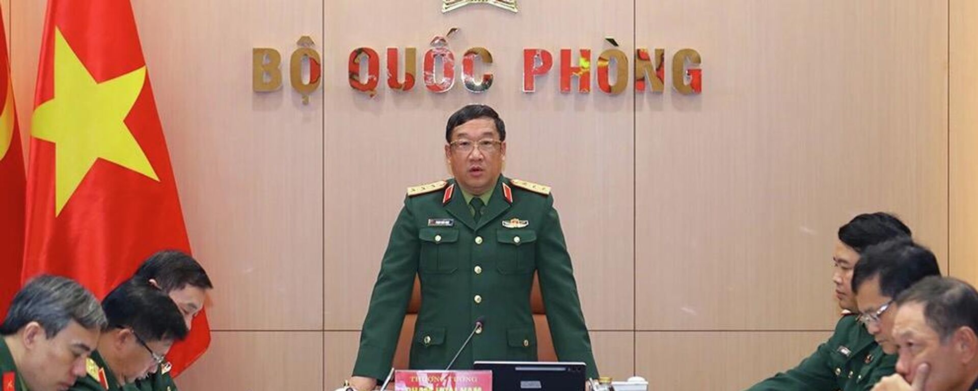 Thượng tướng Phạm Hoài Nam phát biểu tại hội nghị - Sputnik Việt Nam, 1920, 05.12.2025