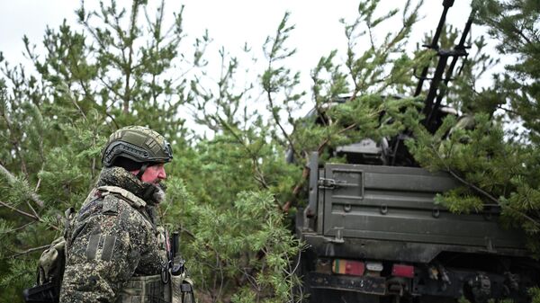 Một trạm quan sát trên không của biệt đội Bars-16 của Nga theo hướng Seversk của chiến dịch quân sự đặc biệt - Sputnik Việt Nam