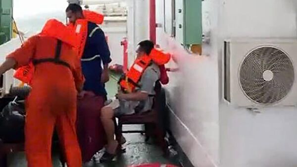 Các thuyền viên được cứu nạn kịp thời - Sputnik Việt Nam