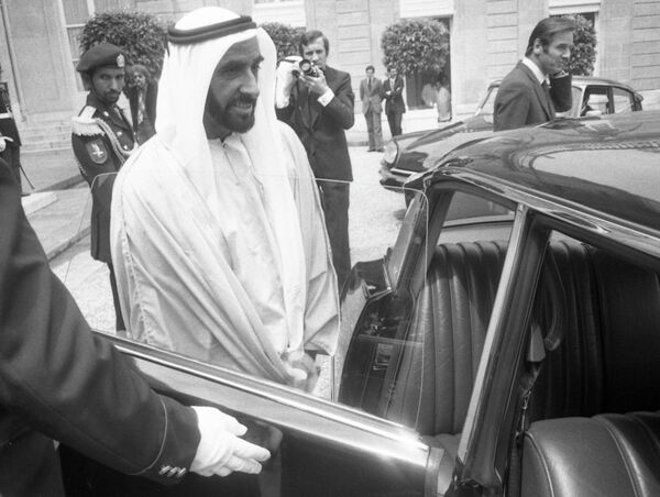 Người sáng lập và Tổng thống đầu tiên của Các Tiểu vương quốc Ả Rập Thống nhất (UAE): Sheikh Zayed bin Sultan Al Nahyan - Sputnik Việt Nam