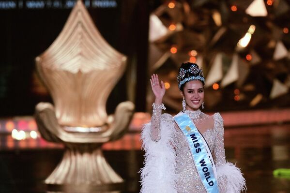 Hoa hậu Thế giới 2025 đến từ Thái Lan tại cuộc thi sắc đẹp tổ chức ở Ấn Độ - Sputnik Việt Nam